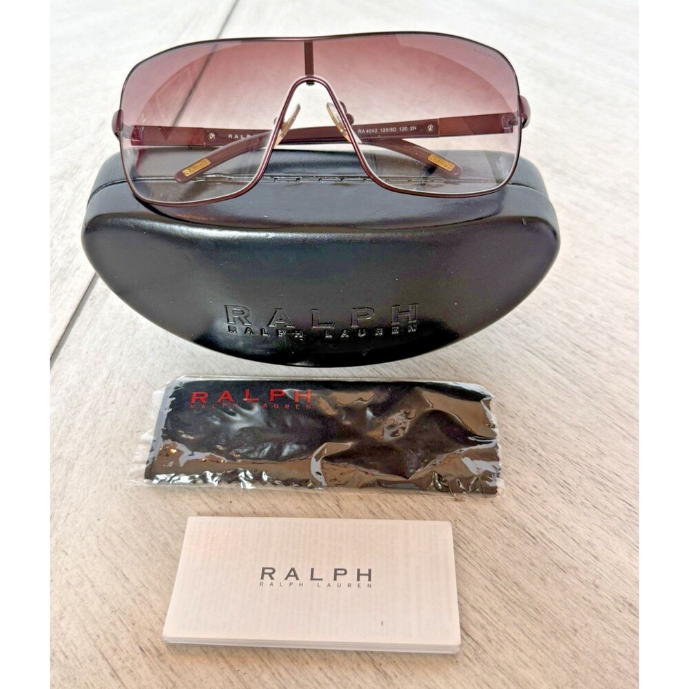 Ralph Lauren Vintage Y2K Woman’s RA4042 126/8D 120 Shield-Style Sunglasses